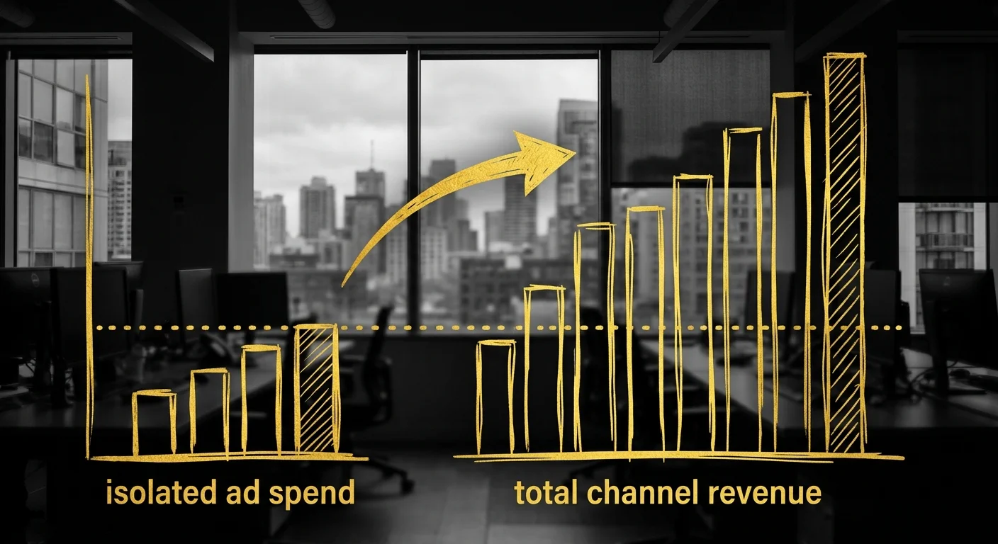 TACoS total advertising cost of sale versus total Amazon channel revenue ratio