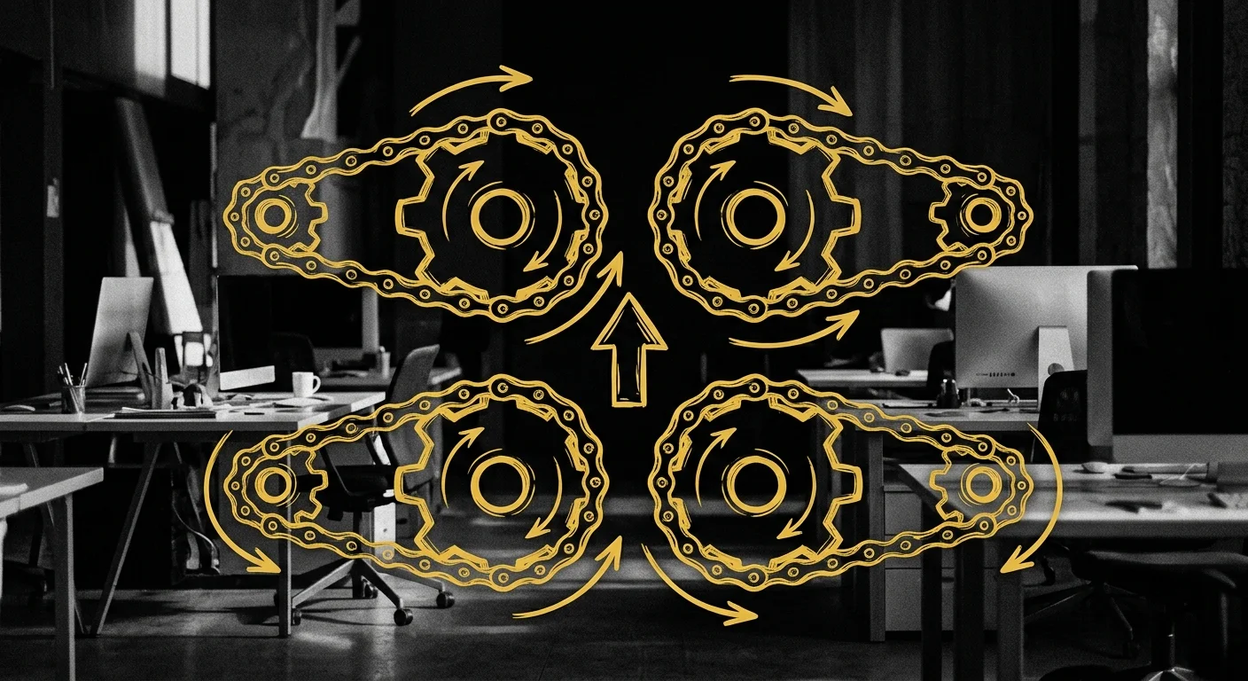 Four interconnected Amazon channel optimization levers showing advertising catalog defense inventory and listing integrity