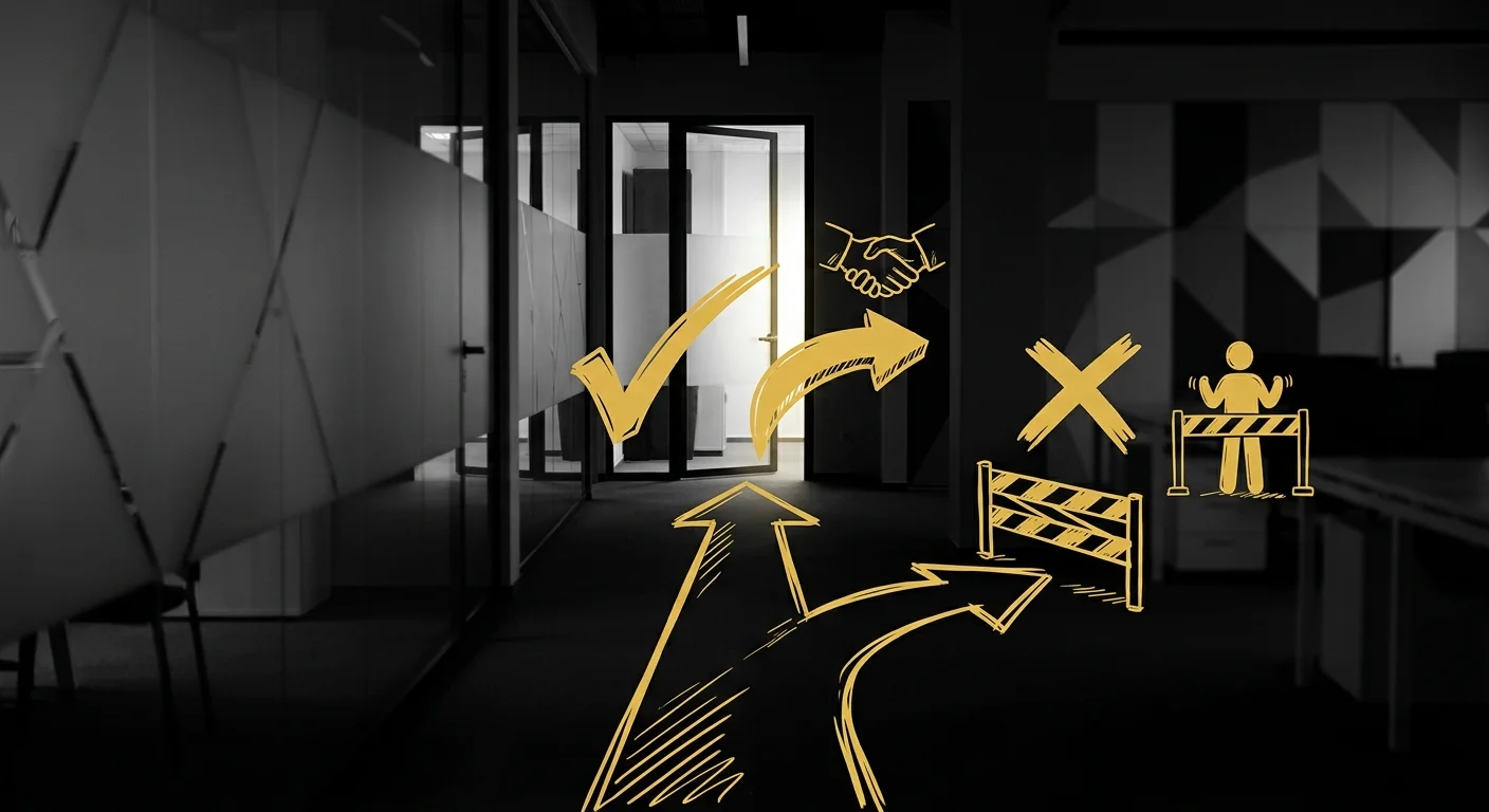 Amazon agency engagement qualification path showing fit versus misaligned brand signals