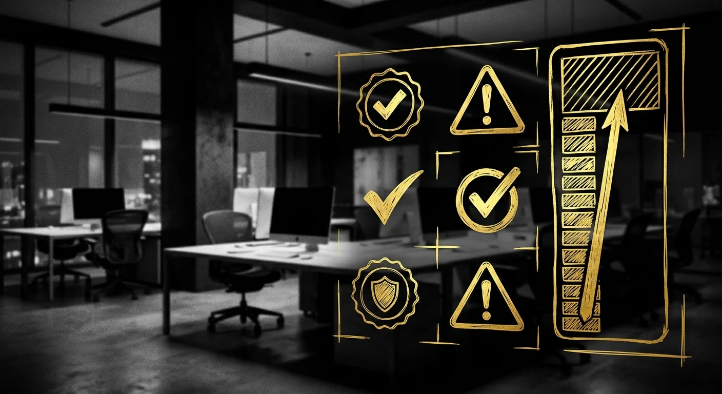 Amazon channel health diagnostic warning signals gauge gold overlay